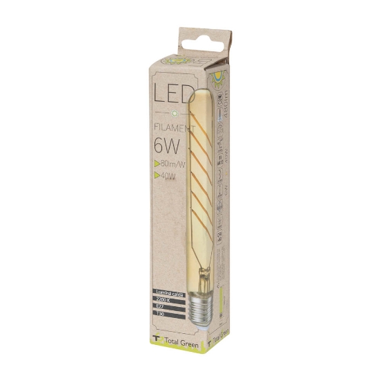 Imagine Bec LED EVO17 Filament T30 6W E27 2200K Auriu