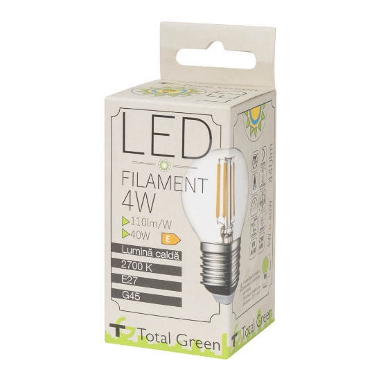 Imagine Bec LED Filament Sferic G45 4W E27 2700K
