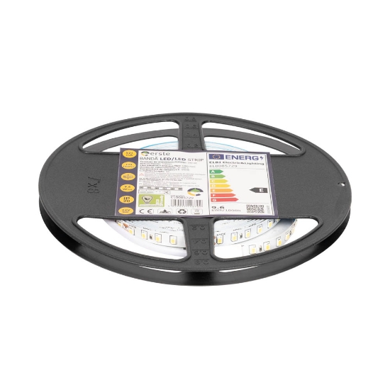 Imagine Bandă LED 24V 120 LED/m 9.6W/m 6400K IP20 Rolă 5m - ERSTE