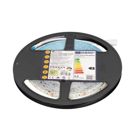 Imagine Bandă LED 24V 120 LED/m 9.6W/m 4000K IP65 Rolă 5m - ERSTE