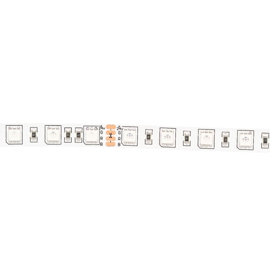 Imagine Bandă LED 24V 60 LED/m 14.4W/m RGB IP20 Rolă 5m - ERSTE