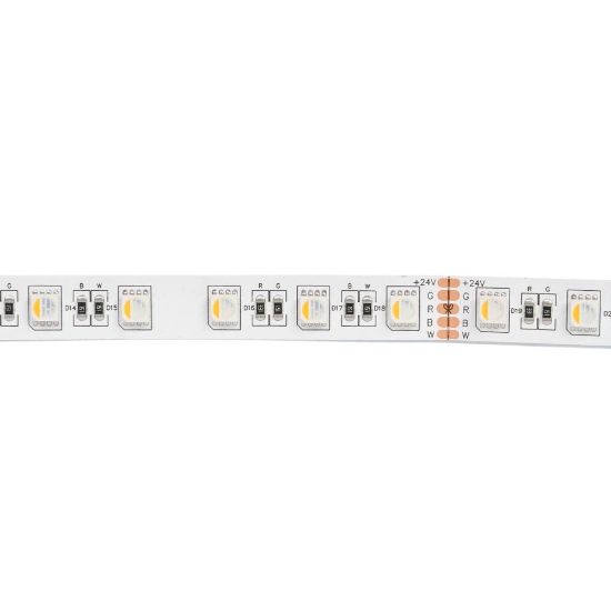 Imagine Bandă LED 24V 60 LED/m 14.4W/m RGB + 3000K IP20 Rolă 5m - ERSTE