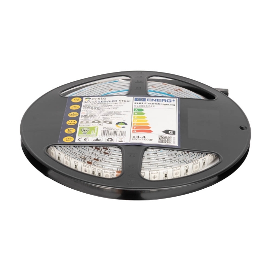 Imagine Bandă LED 24V 60 LED/m 14.4W/m RGB IP65 Rolă 5m - ERSTE