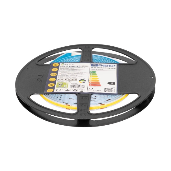 Imagine Bandă LED 24V COB 13W/m 4000K IP20 Rolă 5m - ERSTE