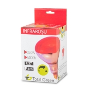 Imagine Bec Infrarosu R125 250W E27 Rosu