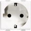 Imagine Priză Schuko 2M 16A alb Matix – LEGRAND | AM5440/2