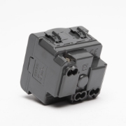Imagine Priză Schuko 2M 16A negru Chorus – GEWISS | GW12241