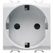 Imagine Priză Schuko 2M 16A alb Chorus – GEWISS | GW10241