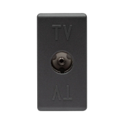 Imagine Priză TV capăt 1M negru System – GEWISS | GW21228