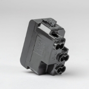 Imagine Priză 1M 2P+E 16A negru Chorus – GEWISS | GW12203