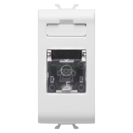 Imagine Priză telefon RJ11 1M alb Chorus – GEWISS | GW10401