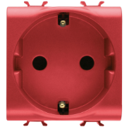 Imagine Priză Schuko 2M 16A roșu Chorus – GEWISS | GW10251