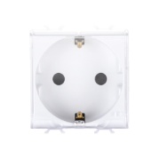 Imagine Priză Schuko cu capac 2M 16A alb Chorus – GEWISS | GW10242
