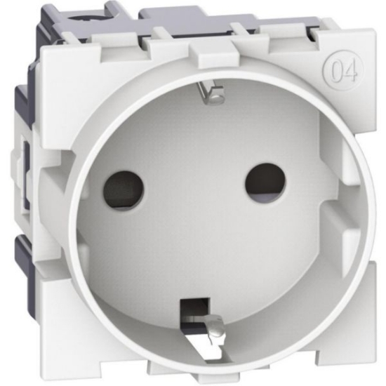Imagine Priză Schuko 2M 16A alb Living Now – LEGRAND | KW4141