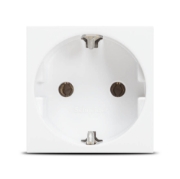 Imagine Priză Schuko 2M 16A alb Unica – SCHNEIDER | NU303618