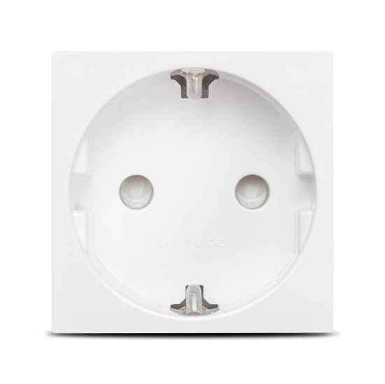 Imagine Priză Schuko protecție copii 2M 16A alb Unica – SCHNEIDER | NU303718