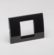 Imagine Ramă ornament 2M negru System - GEWISS | GW22112