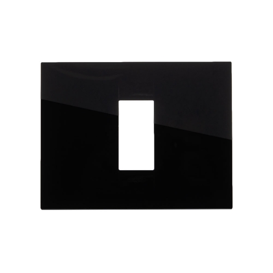 Imagine Ramă ornament 1M negru Chorus - GEWISS | GW16401TN