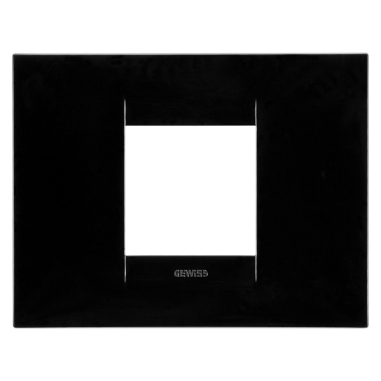 Imagine Ramă ornament 2M negru Chorus - GEWISS | GW16402TN