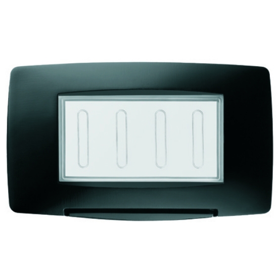 Imagine Ramă ornament 2M negru Chorus - GEWISS | GW16702TN