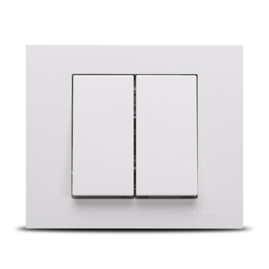 Imagine Comutator 10A alb Grano - OVIVO | 400-010200-202