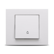 Imagine Întrerupător sonerie 10A alb Grano - OVIVO | 400-010200-207