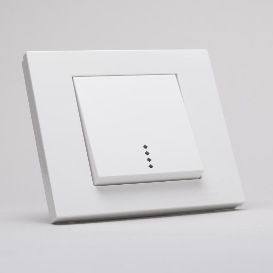 Imagine Întrerupător simplu 10A alb Grano - OVIVO | 400-010200-201