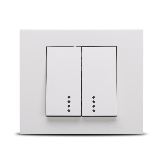 Imagine Comutator 10A alb Grano - OVIVO | 400-010200-203