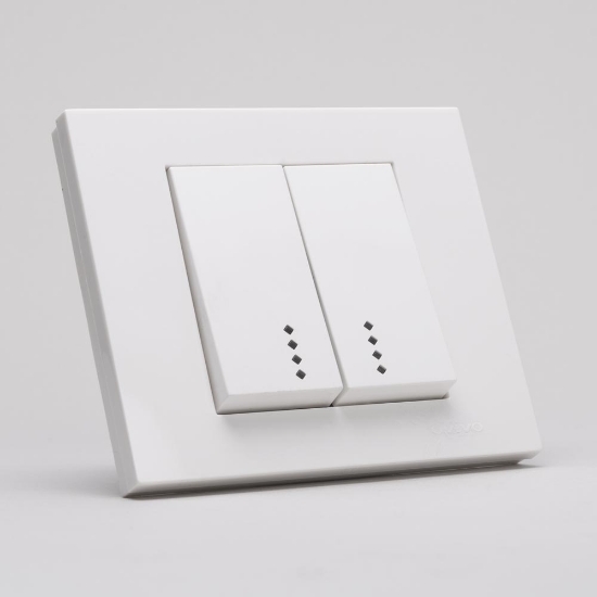 Imagine Comutator 10A alb Grano - OVIVO | 400-010200-203