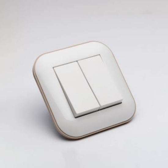 Imagine Comutator 10A alb/Kraft Loft - OVIVO | 404-010206-202
