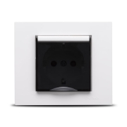 Imagine Priză Schuko cu capac 16A alb Grano - OVIVO | 400-010300-243