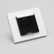 Imagine Priză Schuko cu capac 16A alb Grano - OVIVO | 400-010300-243