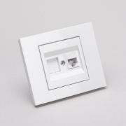 Imagine Priză date RJ45 Cat6 alb Grano - OVIVO | 400-010300-229