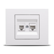 Imagine Priză date RJ45 Cat6 alb Grano - OVIVO | 400-010300-234