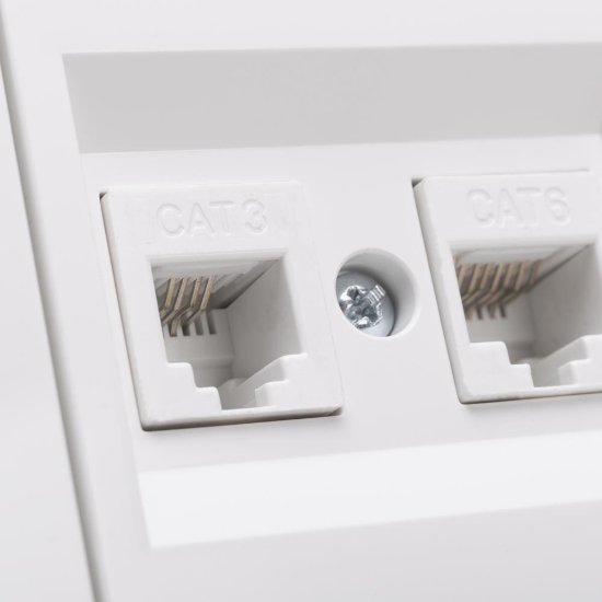 Imagine Priză date RJ45 Cat6 alb Grano - OVIVO | 400-010300-234