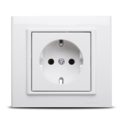 Imagine Priză Schuko 16A alb Mina - OVIVO | 401-010300-217