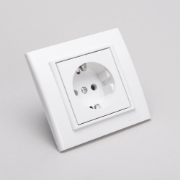 Imagine Priză Schuko 16A alb Mina - OVIVO | 401-010300-217