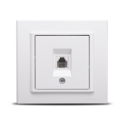 Imagine Priză 16A alb Mina - OVIVO | 401-010300-221