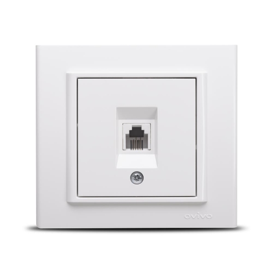 Imagine Priză 16A alb Mina - OVIVO | 401-010300-221