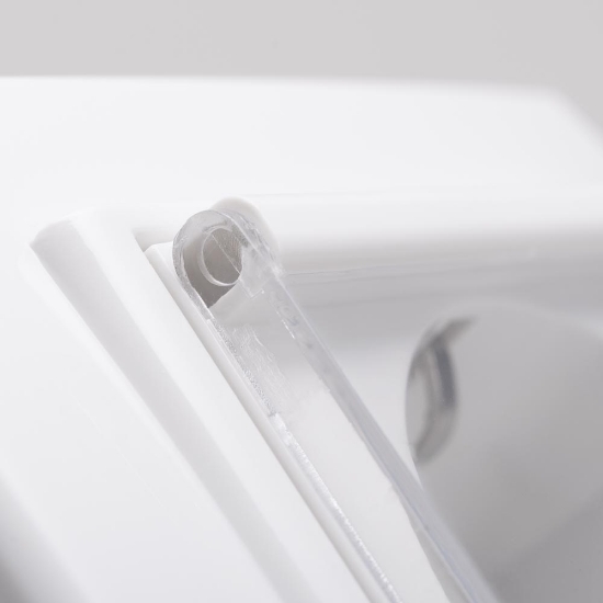 Imagine Priză Schuko cu capac 16A alb Mina - OVIVO | 401-010300-243