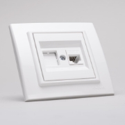 Imagine Priză date RJ45 Cat6 alb Mina - OVIVO | 401-010300-229