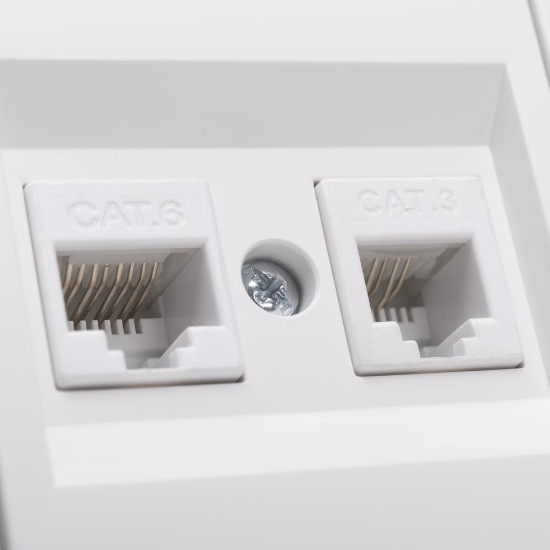 Imagine Priză date RJ45 Cat6 alb Mina - OVIVO | 401-010300-234