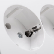 Imagine Priză dublă Schuko 16A alb Nivo - OVIVO | 402-010000-907