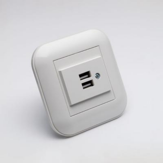 Imagine Priză USB alb Loft - OVIVO | 404-010301-247