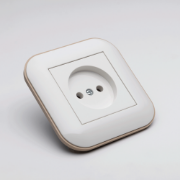 Imagine Priză fără contact de protecție 16A alb/Kraft Loft - OVIVO | 404-010306-215