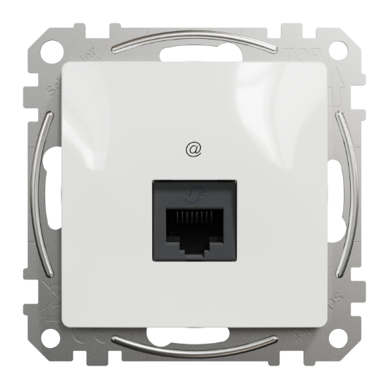 Imagine Priză date RJ45 Cat6 alb Noua Sedna - SCHNEIDER