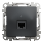 Imagine Priză date RJ45 Cat6 antracit Noua Sedna - SCHNEIDER