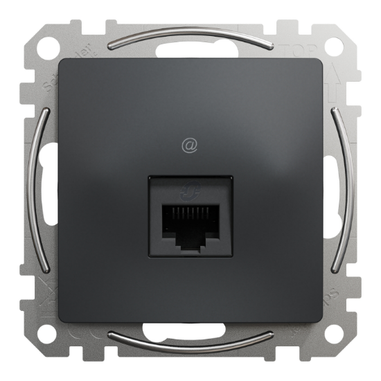 Imagine Priză date RJ45 Cat6 antracit Noua Sedna - SCHNEIDER