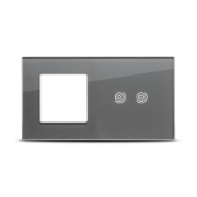 Imagine Ramă 3 posturi touch - gri Pulsar Touch NS - PULSAR