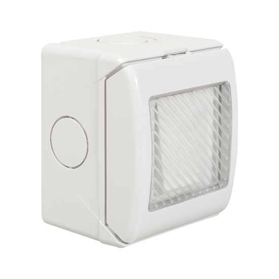 Imagine Întrerupător simplu aplicat 10A IP55 gri PT IP55 - TOTAL GREEN | 1201.101
